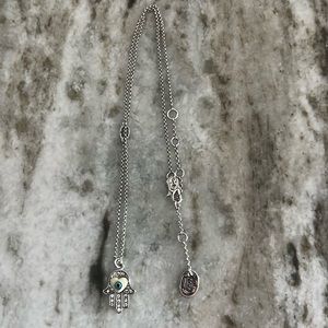 Juicy couture hamsa necklace
